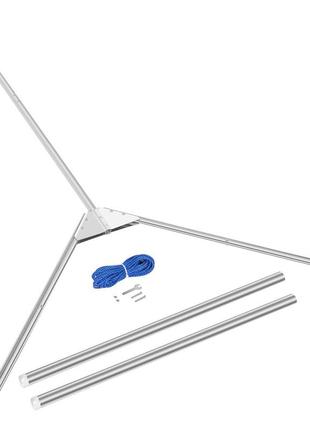 Граблі для газону vevor 75 см діапазон різання граблі для газону 50 см v-подібне лезо алюмінієві граблі для