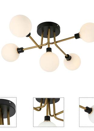 Підвісний світильник, стельовий світильник, стельовий світильник з 5 лампами