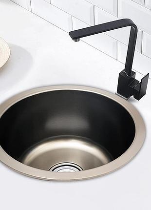 Круглий умивальник нержавіюча сталь круглий умивальник кухонні мийки умивальник умивальник умивальник