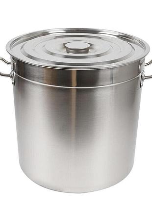 Гастрономічна каструля cncest 50 літрів каструля для супу з кришкою з нержавіючої сталі