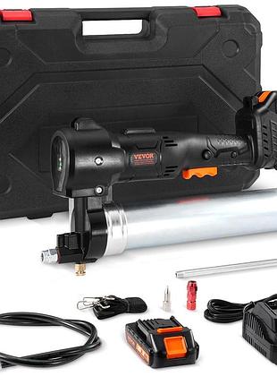 Акумуляторний мастильний пістолет vevor 20в 500г робочий тиск 10,000psi електричний мастильний пістолет