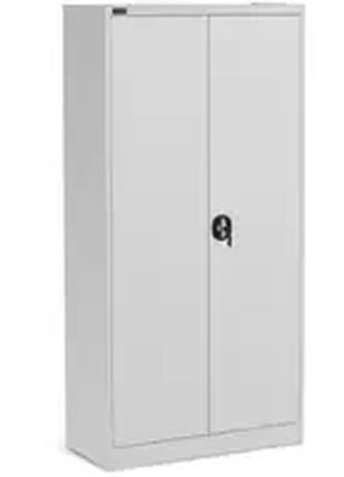 Металева шафа - 180 см - 4 полиці - сіра