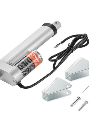 Vevor 1500n лінійний привід dc 12v лінійний привід ip54 електричний лінійний двигун 100 мм довжина ходу рівень