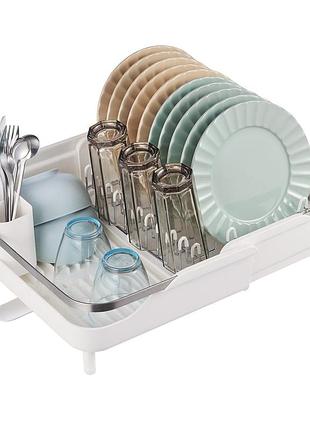 Решітка для посуду vevor висувна 295-470 мм, решітка для посуду, решітка для посуду з нержавіючої сталі з