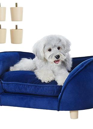 Диван для домашніх тварин vevor, диван для собак для собак і котів середнього розміру, м'який оксамитовий