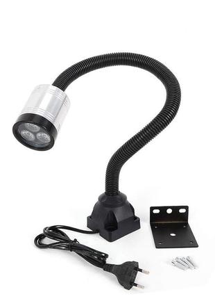 Токарна лампа з чпу верстата світлодіодний інструмент верстата світло гнучке світло 6w (фіксована база)