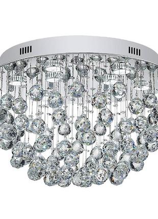 Сучасна люстра кришталевий стельовий світильник кристали k9 сучасна лампа для спальні прихованого монтажу