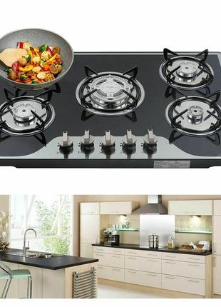 5-конфорочна газова плита вбудована газова плита природний газ зріджений газ варильна поверхня
