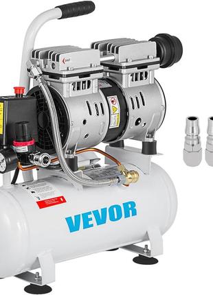 Vevor 9 л безшумний компресор стиснене повітря 550 вт повітряний компресор тихий компресор повітряний
