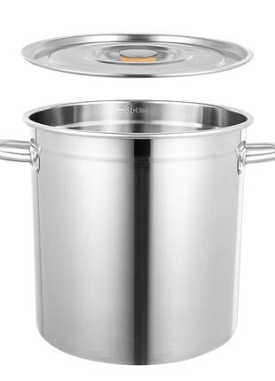 Каструля для супу 35 л з кришкою та ручками