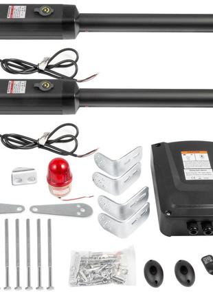 Vevor подвійний відкривач воріт, автоматичний механізм відкривання воріт, дистанційний повний комплект,