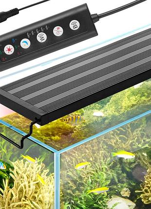 Світлодіодне освітлення для акваріума vevor 26 вт повного спектру для 36