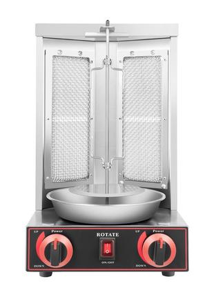 Гриль для шашлику 3000 вт електричний газовий шашлик вертикальний мультигриль з нержавіючої сталі гіро гриль