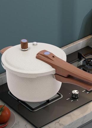 Скороварка з нержавіючої сталі 7 л 24 см для приготування їжі вибухозахищена каструля 7.4 qt