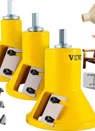 Шипорез vevor forstner 25,4 мм & 38 & 50,8 мм, 8 лез шипорез forstner набір шипорезов для брусових ліжок,