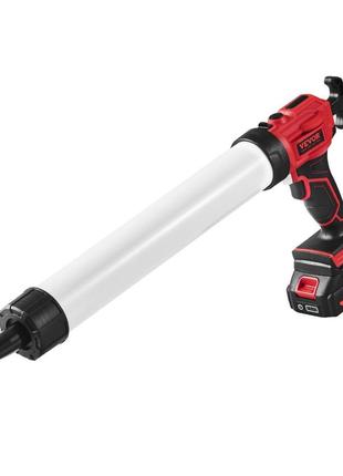 Акумуляторний картриджний пістолет vevor картриджний пістолет силіконовий пістолет (20 в, для картриджів 600