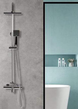 Душова система з термостатом, змішувач для дощового душу з нержавіючої сталі 304, набір змішувачів для ванної