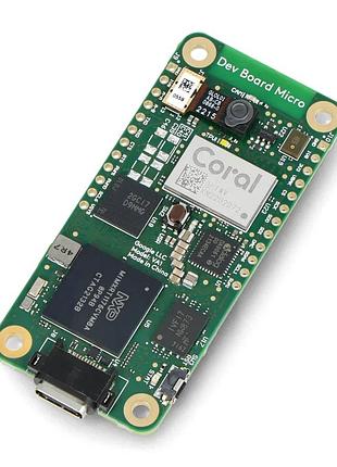 Coral dev board micro - плата для розробки з nxp i.mx rt117, edge tpu ml та камерою himax hm01b0
