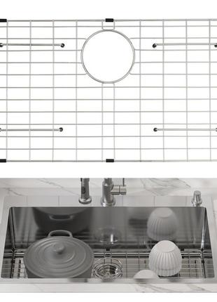 Захисні решітки для мийок vevor, решітки для мийок з нержавіючої сталі 699 x 343 x 32 мм, решітка для мийки з