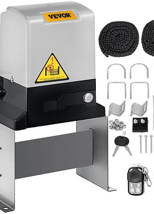 Відкривач відкатних воріт vevor, відкривач воріт потужністю 360 вт з 2 пультами дистанційного керування,