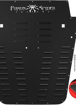 Вентильований капот vevor з чорним порошковим покриттям для jeep wrangler jk 2013-2017