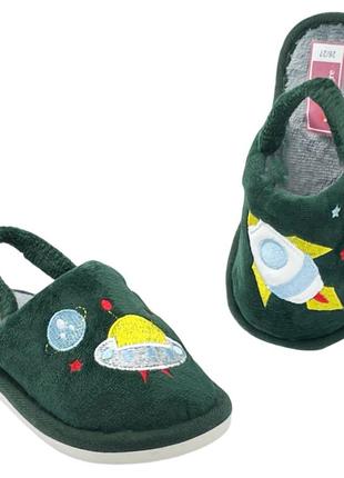 Тапочки для хлопчиків acorus a621mz/30 зелені 30 розмір