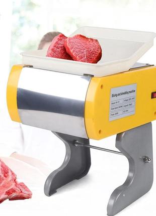 Універсальна слайсерка slicer 300 вт 50 кг/год професійна м'ясорубка для нарізки м'яса