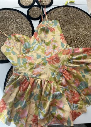 Комбинезон ромпер юбка -шорты