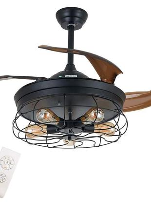 42-дюймовий стельовий вентилятор з підсвічуванням і пультом дистанційного керування