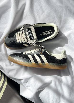 Кросівки adidas samba × wales bonner black white