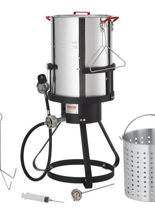 Vevor 30 qt жаровня для індички, пропановий котел, пароварка, каструля для супу, алюмінієва, для використання