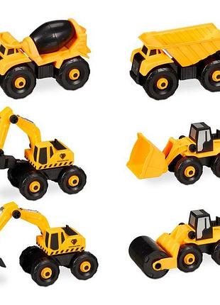 Будівельні машини дитячі 6 шт. набір
