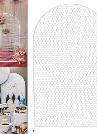 2м металева весільна арка біла повітряна куля підставка для квітів на день народження фон для прикраси вечірки