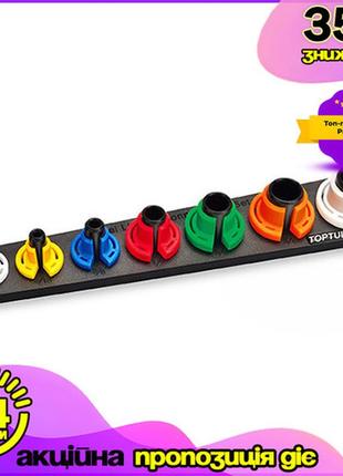 Комплект для разъединения трубопроводов toptul 7ед. быстрый разъем для кондиционеров и топлива dm-11