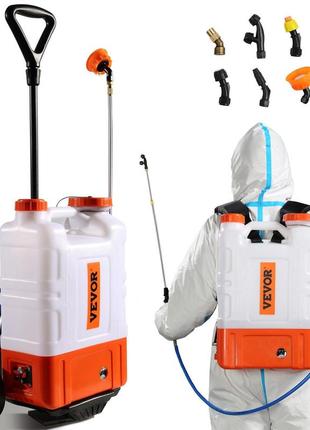 Vevor backpack sprayer садовий обприскувач з резервуаром 15 л 0-94 psi