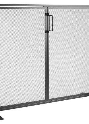 Іскрозахисна решітка vevor захист каміна чавунний 990 мм камінна решітка решітка для старовинних печей решітка