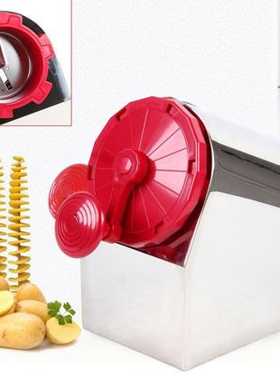 Ручна машина для нарізки картоплі з ручним керуванням картопляна вежа машина картопляна овочева спіральна