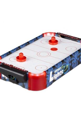 Настільна гра в аерохокей для дітей і дорослих, мдф / пластик світлодіодна