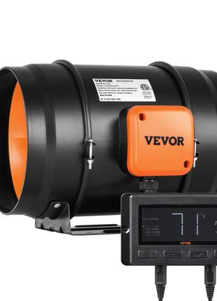 Vevor 68w канальний вентилятор для димовидалення канальний вентилятор для витяжного повітря канальний