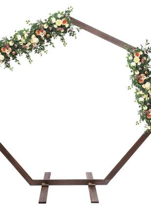 Весільна арка семисторонні дерев'яні ворота садовий весільний фоновий стенд