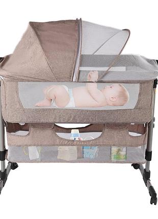 Cncest багатофункціональне дитяче ліжечко дитяче ліжечко складне з матрацом і москітною сіткою