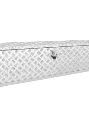 Ящик для вантажних автомобілів vevor, ящик для зберігання пікапів 1524 x 430 x 460 мм, алюмінієвий ящик для