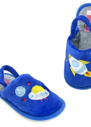 Тапочки домашние для мальчиков fangre a621mb/24 синий 24 размер