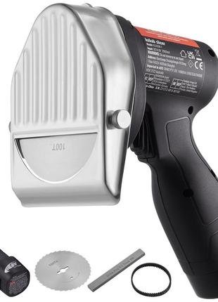 Шашличниця vevor kebab slicer 80 вт, акумуляторний електричний ніж для гіроскопів, ніж для турецької шаурми з