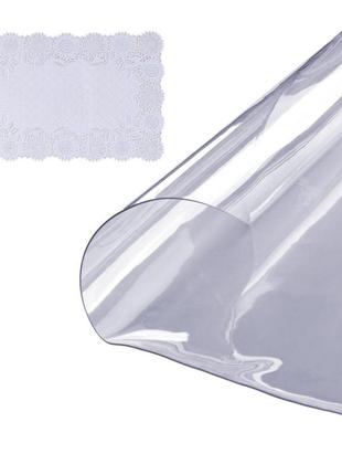 Vevor фольга для захисту столу прозора товщина 1,5 мм, φ 1068 мм фольга для захисту столу пвх чохол для