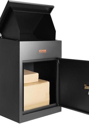 Поштова скринька vevor для посилок 44 x 35 x 58,3 см поштова скринька для посилок сталева скринька для