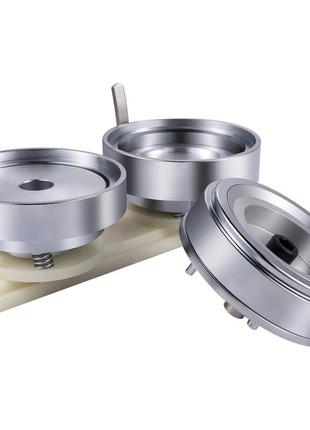 Набори штампів для кнопок vevor 75 мм, кругла машина для кнопок, прес для кнопок, для розміру кнопок 75 мм,