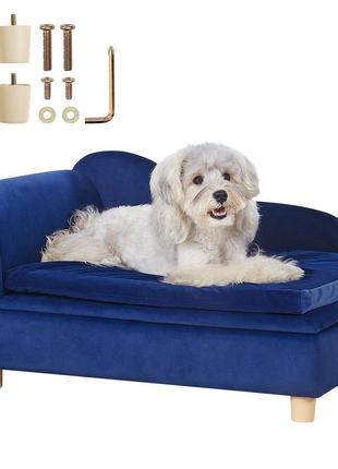 Диван для домашніх тварин vevor, 760 x 450 x 415 мм, диван для собак і котів середнього розміру, м'який