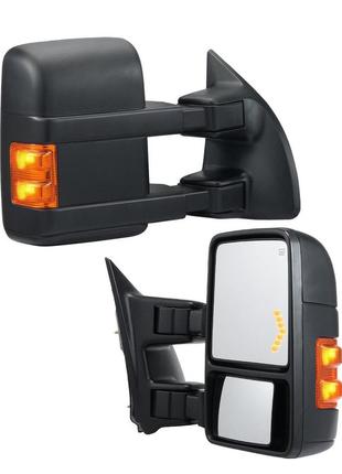 Електричні дзеркала причепа vevor для 1999-2007 ford f250 f350 f450 f550