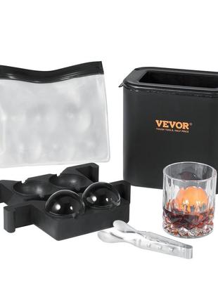 Vevor 2 шт. форми для льоду для виготовлення кубиків льоду 6 см форма для льоду з черпаком для льоду форма для